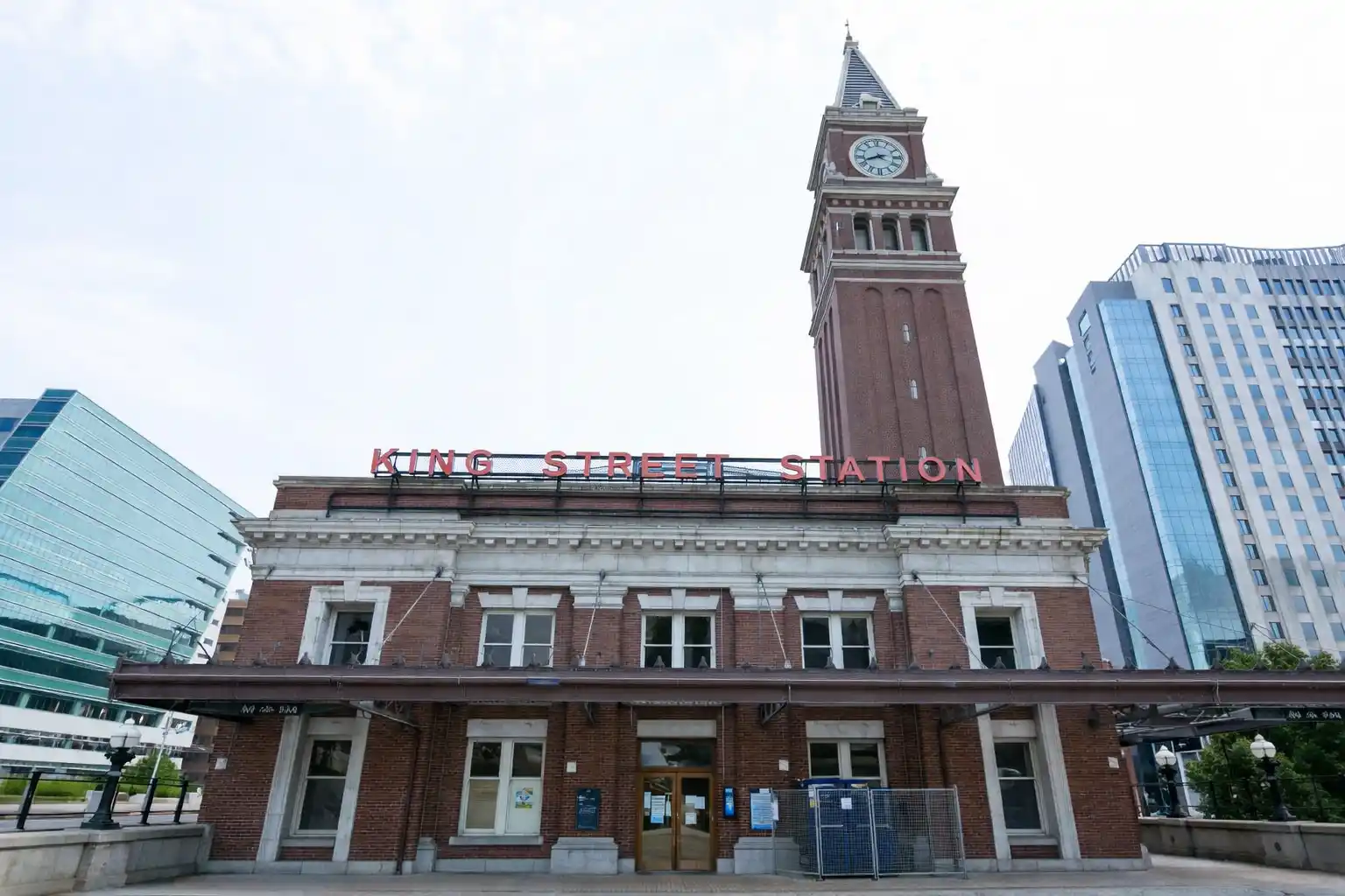 King Street train station in downtown Seattle