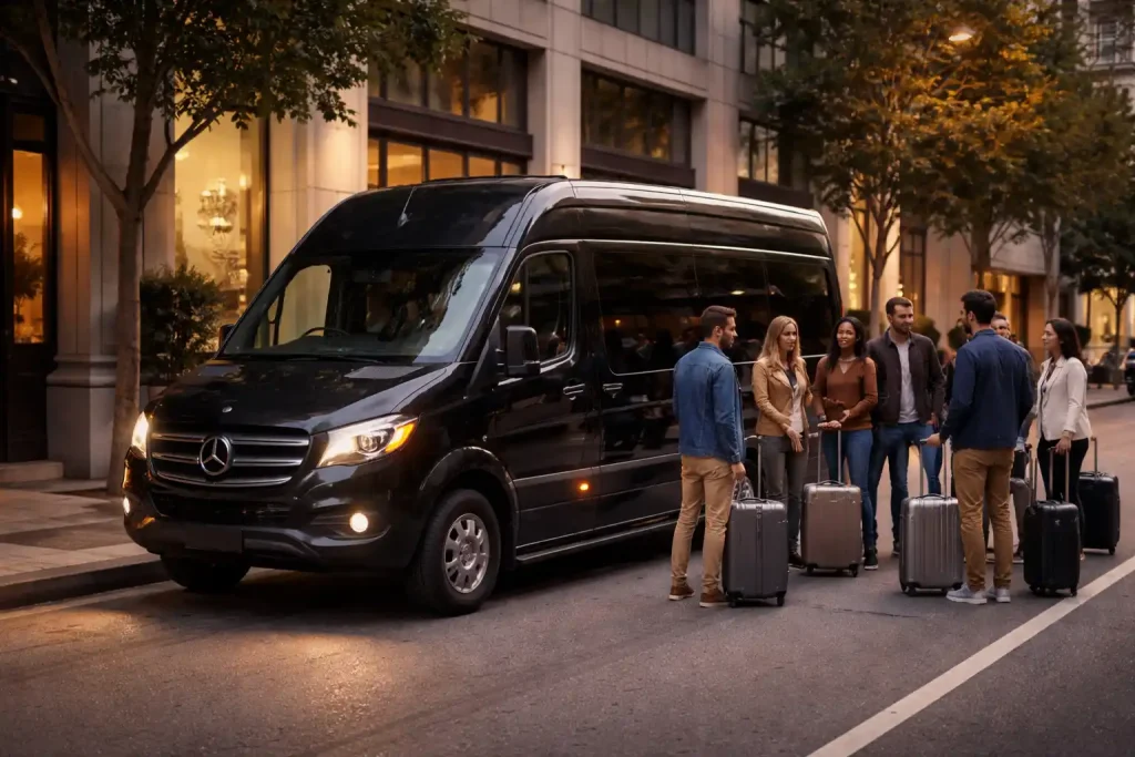 Seattle van transportation for groups traveling together