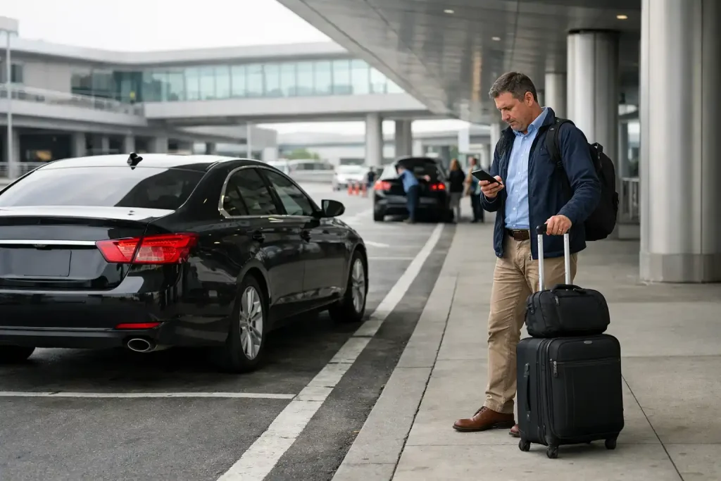 Airport curbside meetup plan for Seattle transportation pickups