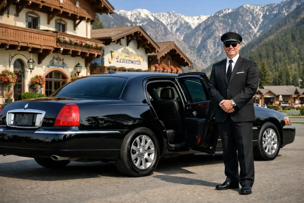 Professional town car service for Newcastle to Leavenworth day trips