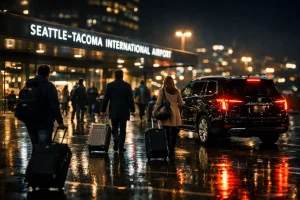 Seattle Airport transportation to downtown Seattle — night arrival pickup strategy