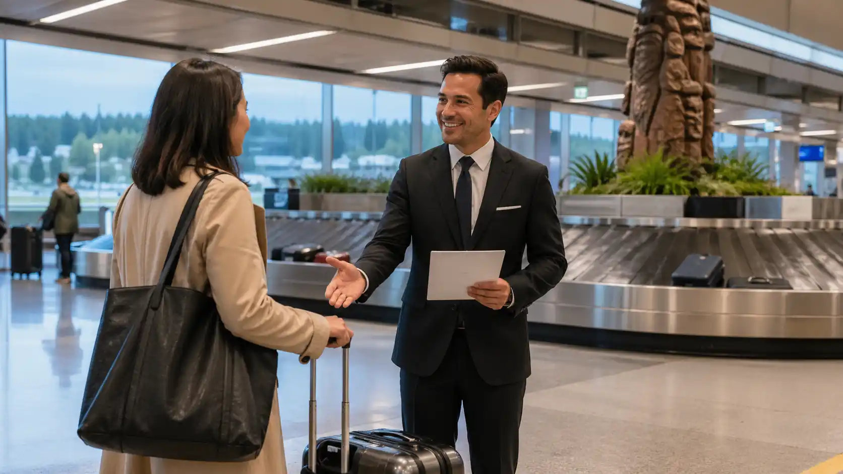 Affordable Meet & Greet Car Service - Pickup at Baggage Claim